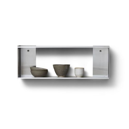 Form & Refine Taper Wand-Bücherregal 25x70 cm – Stahl