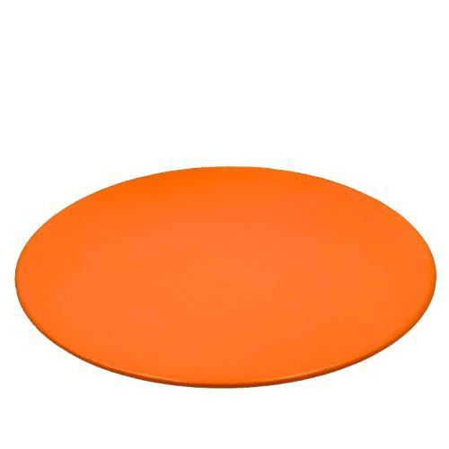 Wolff Nordic Zero Støbejernsfad Ø: 34,5 cm - Støbejern/Orange
