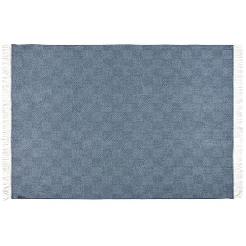 Silkeborg Wollspinndecke La Paz 130x200 cm - Jeansblau