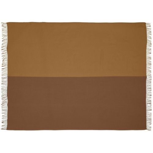 Silkeborg Uldspinderi Secret Plaid 130x190 cm - Ocker/Karamell