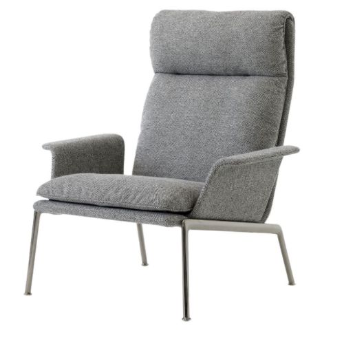 &Tradition Muno Lounge Chair m. Armlæn LN17 SH: 41 cm - Hallingdal 0126