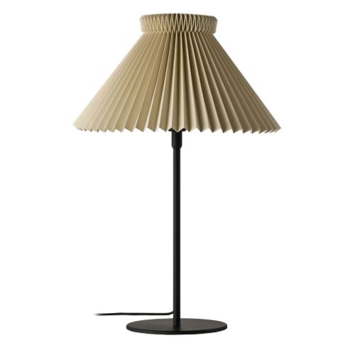 Le Klint 334 Bordlampe H: 50 cm - Sort/Papir Buttermilk