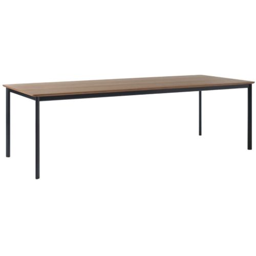 &Tradition Drip HW117 Dining Table L: 253 cm - Walnut & Black Base 