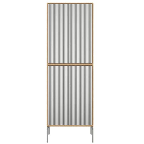 Vipp Chimney Hero 4 Cabinet H: 180,5 cm - Light Oak/Marble