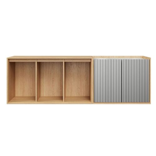 Vipp Chimney Hero 5 Cabinet L: 148,5 cm - Light Oak/Marble