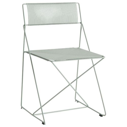 HAY X-Line Chair SH: 46 cm - Pale Linden Powder Coated Steel