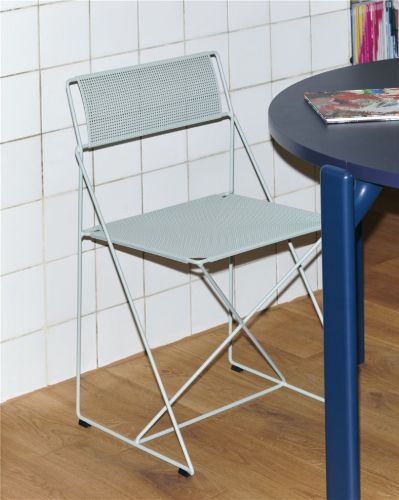 HAY X-Line Stuhl SH: 46 cm - Helllindenfarbener pulverbeschichteter Stahl