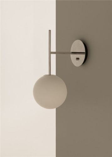 Audo Copenhagen TR Bulb Pendelwandleuchte Ø: 20 cm - Polierter Stahl