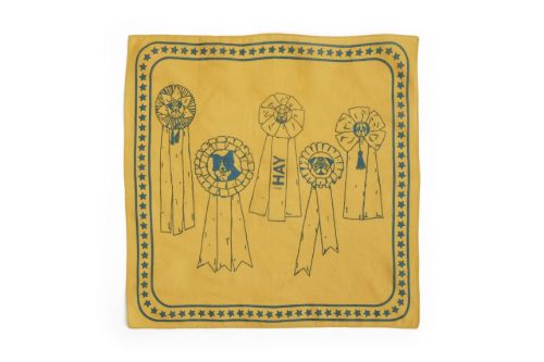 HAY Dogs Schal 55x55 cm - Ocker