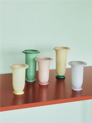 HAY Empire Vase H: 21 cm - Eisblau