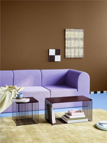 Montana Panton Draht-Deckplatte Doppel 70,1 x 34,8 cm - Schwarz Rot