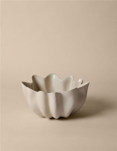 Ferm Living Nium Schüssel Groß Ø: 36 cm - Cremeweiß