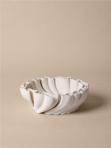 Ferm Living Dedali Schüssel Ø: 34,5 cm - Cremeweiß