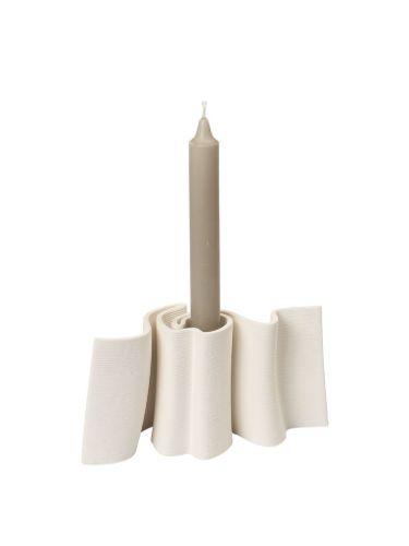 Ferm Living Dedali Kerzenhalter Ø: 34,5 cm - Cremeweiß