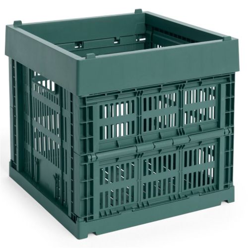 HAY Colour Crate Cube 29,5x29,5 cm - Dark Green