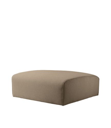 FDB Møbler L44 Pouf-Modul 102 x 98 cm – Taupe VORBESTELLUNG: MITTE OKTOBER