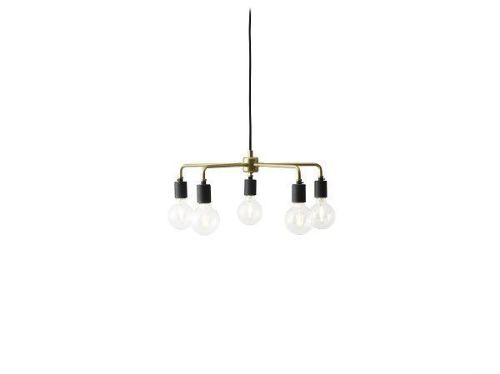 UDGÅR med lager Audo Copenhagen Leonard Chandelier Ø: 46 cm - Brass UDSTILLINGSMODEL OUTLET