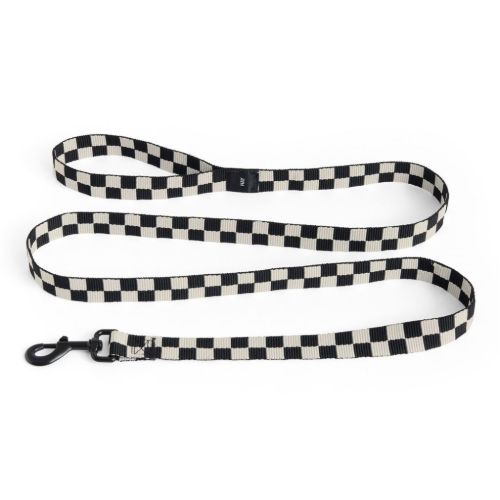 HAY Dogs Leash Flat L: 160 cm  M/L - Black/White