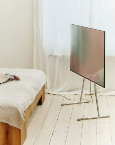 Pedestal Pipe Viva TV-Ständer, H: 102 cm – Chrom