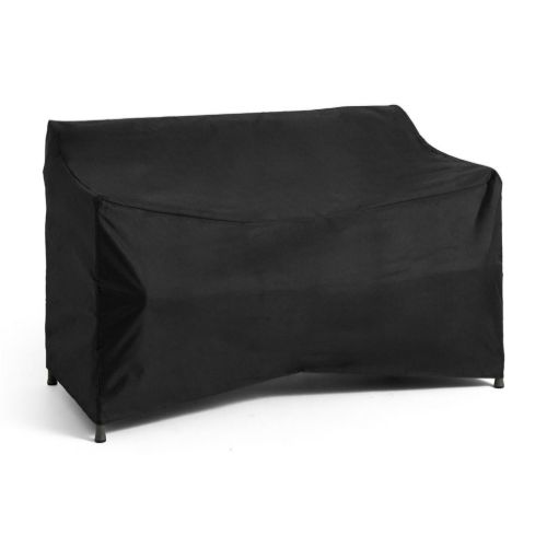HAY Palissade Cover For Dining Bench w. Armrest 80x128,5 cm - Sort Polyester