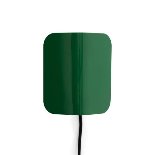 HAY Apex Væglampe H: 16 cm - Stål/Emerald Green 