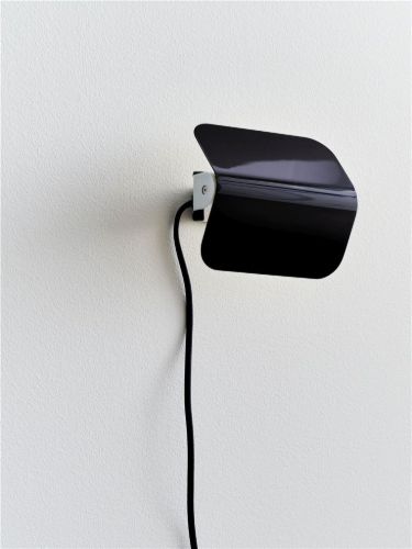 HAY Apex Wandleuchte H: 16 cm - Stahl/Eisen Schwarz