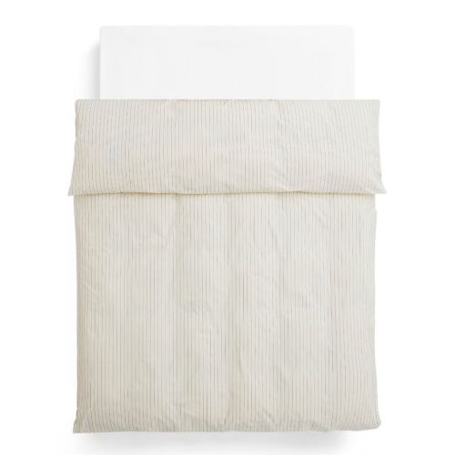 HAY Fineline Duvet Cover 155x220 cm - Ivory