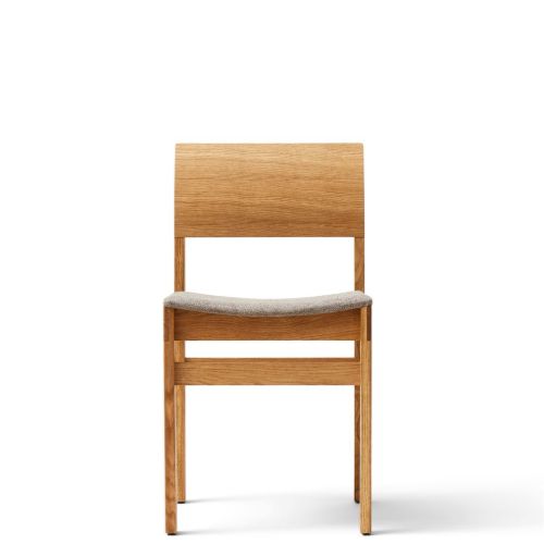 Form & Refine Sonder Stuhl mit Polsterung H: 79 cm - Naturgeölte Eiche/Hallingdal