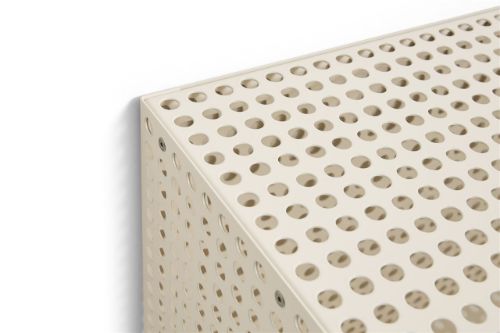 HAY Perforated Wall Cabinet Small 45x89 cm - Stahl/Eierschale