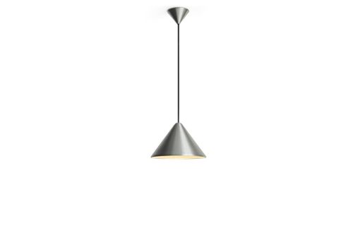 HAY Compass Pendelleuchte 260 Ø: 26 cm - Gebürstetes Aluminium