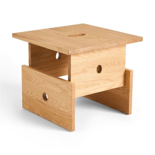 HAY Wood Box Coffee Table 40x40 cm - Oiled Oak 
