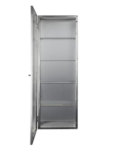 Ferm Living Haze Wandschrank 35x100 cm - Edelstahl/Glas