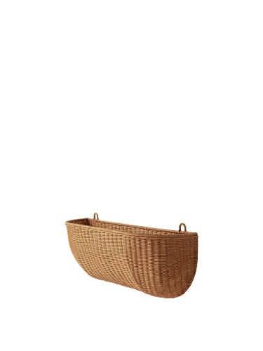 Ferm Living Geflochtene Wandtasche 75x14 cm - Rattan/Natur