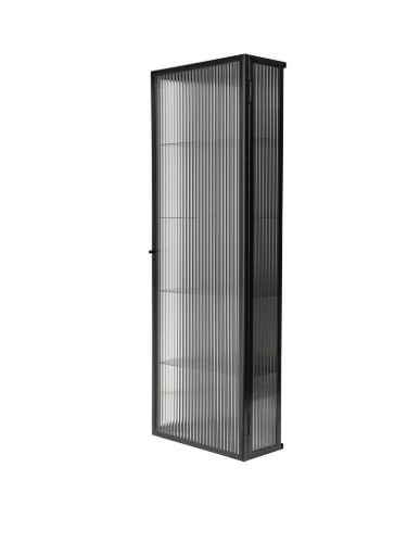 Ferm Living Haze Wandschrank 35x100 cm - Pulverbeschichtetes Eisen/Schwarz