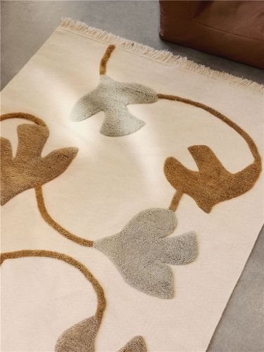 Ferm Living Swif Bird Wollteppich 140x200 cm - Uld/Multi