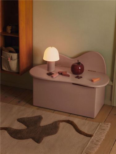 Ferm Living Slope Aufbewahrungsbank B: 75 cm - Rose