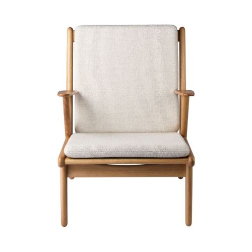 FDB Møbler J53 Lænestol H:77,6 cm - Olieret Eg/00 Monza Beige 