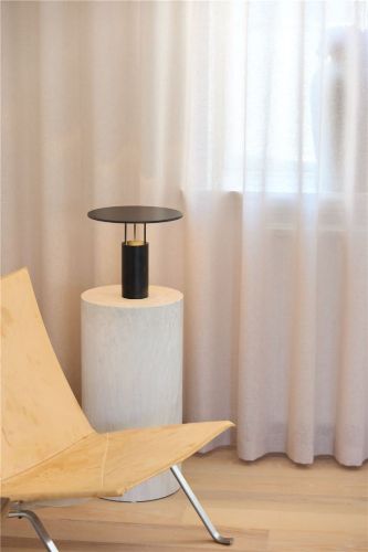 Piet Hein Tempel 280 Tischleuchte H: 24,5 cm - Aluminium/Schwarz