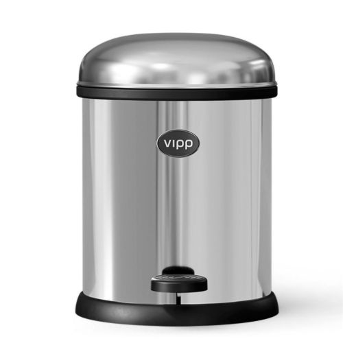 Vipp 12 Pedalspand H: 25 cm 3 L - Stainless Steel