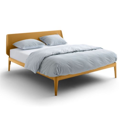Auping Essential Sengeramme 180x200cm - Aluminium/Mustard