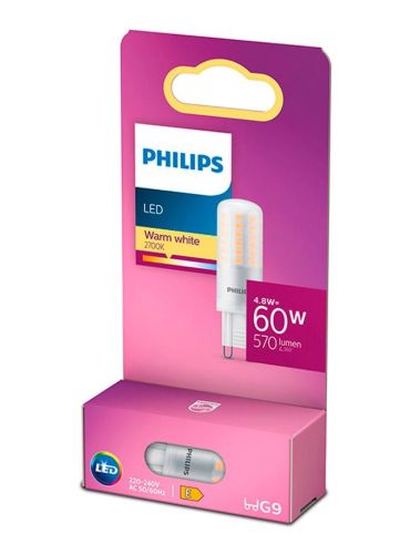 PHILIPS G9 LED-Lampe 4,8 W 570 lm - Warmweiß