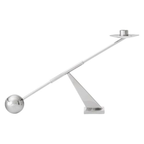 Audo Copenhagen Interconnect Candleholder Small H: 25,5 cm - Stainless Steel 