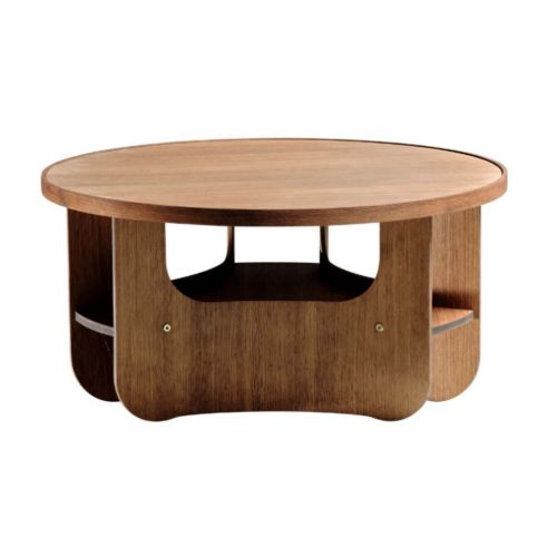 Bent Hansen Vido Sofabord Ø: 81,5 cm - Røget Eg