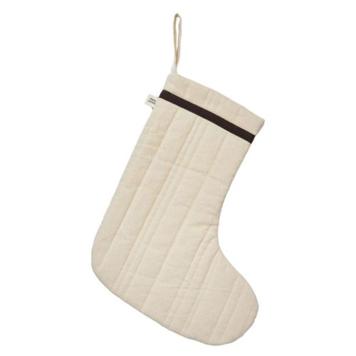 Ferm Living Vari Quilted Julesok H: 40 cm - Bomuld/Natural