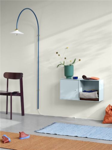 Montana Mini 1003 Modul mit Tür links 35x35 cm - 145 Hagebutte