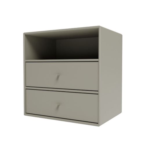 Montana QS Mini 1006 Modul med 2 Skuffer 35x35 cm - 144 Fennel