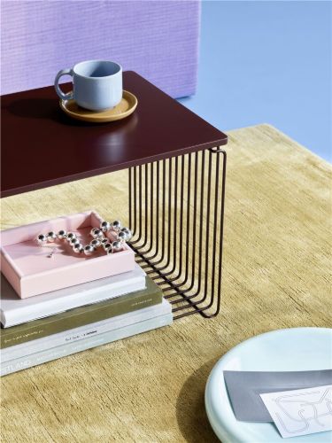 Montana Panton Wire Auflegeplatte Single 1,2x34,8x34,8 cm - Schwarz Rot
