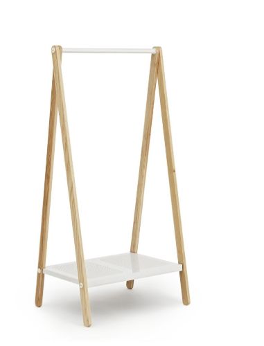 Normann Copenhagen Toj Clothes Rack Small - White H 160 x L784x D 59,5 