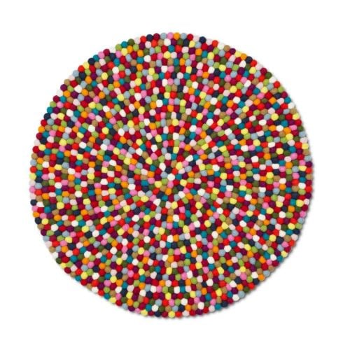 HAY Pinocchio Carpet Ø: 90 cm Multi Colour 