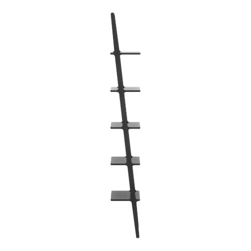 Swedese Libri Bücherregal 5 Regale H: 227 cm - Schwarz lackierte Esche